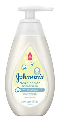 JOHNSON´S BABY JABON LIQUIDO PARA RECIEN NACIDO X200ML